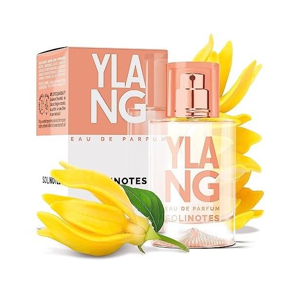 Parfum Femme SOLINOTES Ylang - Eau De Parfum | Fragrance Florale et Apaisante - Cadeau Parfait pour Elle - 50 ml