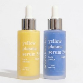 Green Keratin - Yellow Plasma 2.0 - Sérum en deux étapes pour le visage, 100ml Etape 2, 50ml Bleue Crème Jour et Nuit