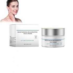 Crème hydratante pour le visage - 30 g - Crème hydratante quotidienne à absorption rapide - Crème pour peaux sèches à très sè