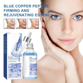 Copper Peptide Sérum Visage Skincare - Lot de 2 sérums anti-âge pour le visage - Sérum anti-rides - Raffermit la peau, les pe
