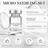 Micro Infusion Visage, Microneedling Serum, Microneedling Visage con 6 PCS Microneedling Serum+2 PCS Microneedling Hydratant,