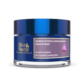 Blue Nectar Anti Ageing Day and Night Brightening Face Cream for Wrinkles with Pure Saffron Sandalwood No Parabens or Minera ...