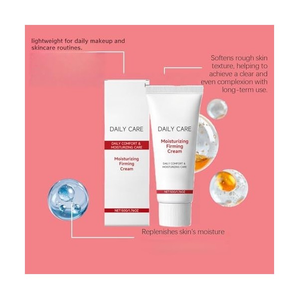 Crème hydratante quotidienne tout-en-un, Crème hydratante pour le visage pour les hommes et les femmes, Crème hydratante pour