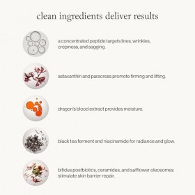 goop Sérum peptide beauté réduit les ridules, les rides et les taches sombres, Peptide Ceramide et Niacinamide, traitement an