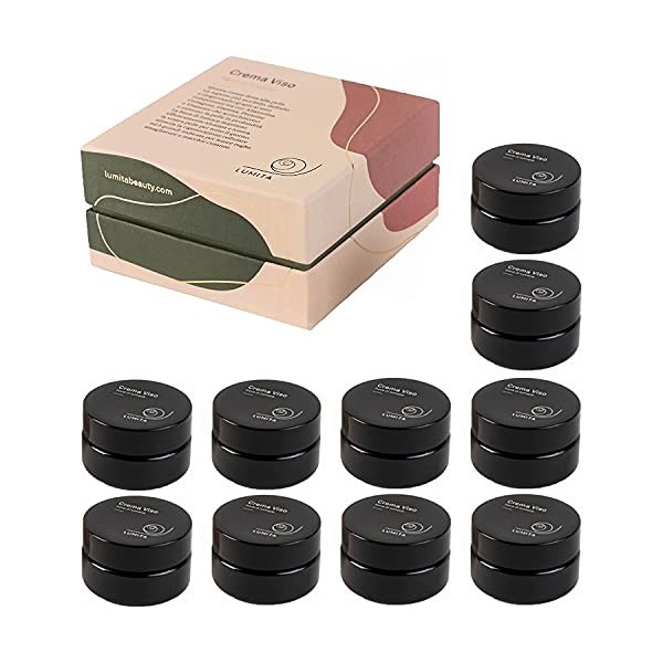 Lumita | 50ml Crème Visage Femme 100% Pure Bave dEscargot avec Vitamine C/E + Acide Hyaluronique. Action anti-âge, cicatrisa ...