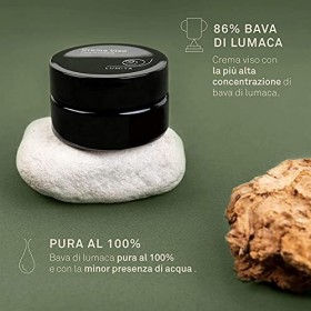 Lumita | 50ml Crème Visage Femme 100% Pure Bave dEscargot avec Vitamine C/E + Acide Hyaluronique. Action anti-âge, cicatrisa ...
