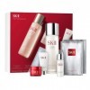 SK-II Pitera Bestsellers Lot de 6 essences de traitement du visage de 218,3 g, lotion transparente de 28,3 g, crème Skinpower