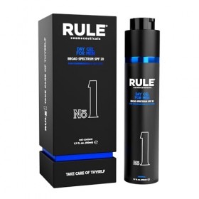 Rule Crème hydratante 10 en 1 pour homme avec SPF 20 – Hydratant visage anti-âge pour homme avec collagène, extrait de réglis