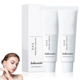 2 pièces345 Relief Cream,345 Relief Cream,345 crème dhydratation visage apaisant,humectant,345 crème de réparation pour le v