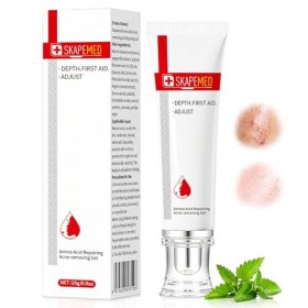 Anti-acné gel 25g, Crème Visage Anti-Acné, Soin Localisé pour visage Hydrate Pendant, Réduit Les Imperfections et les Dacné,
