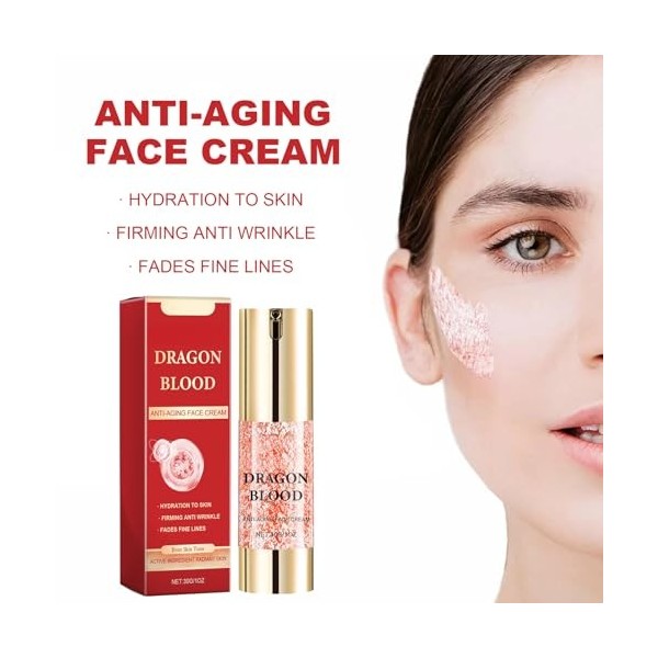 Wonsters Dragons Blood Easy Cream, Dragons Blood Easy Cream,Crème au rétinol Placenta Sang de Dragon,Crème Sang de Dragon, So