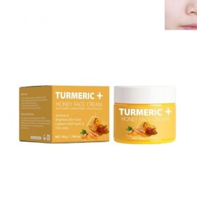 Turmeric Brightening Face Cream,Brightening Cream Turmeric Face,Turmeric Face Repair Cream,Anti-Wrinkle,Facial Moisturizer