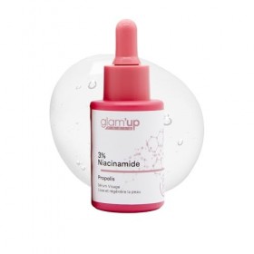 Glam Up Paris - Sérum Visage Lissant - 3% Niacinamide - Propolis - Peau plus Lisse et Éclatante - K-Beauty - Homme & Femme - ...
