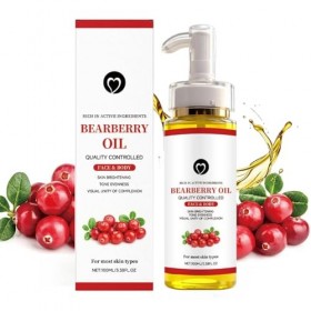 Huilé De Busserole Eclaircissante Peau Noire,Alpha Arbutin Dark Spot Correcting Glow Serum,Huilé Pour Éclaircissant La Péau F...