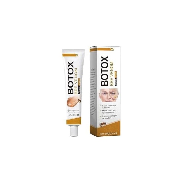 Botox Crème au Venin dAbeille - Antirides et Raffermissement, Hydratation, Lifting & Recovery pour tous types de peau 2 Crèm...