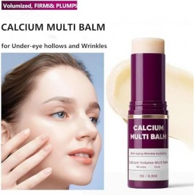 Baume multi-effets au calcium, baume multi-effets au calcium, stick anti-rides, stick hydratant au collagène, baumes anti-âge