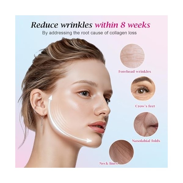 Creme collagene visage,100g Crème hydratante visage,à l’Extrait d’Escargot,Soin du visage soin de la peau pour une hydratatio