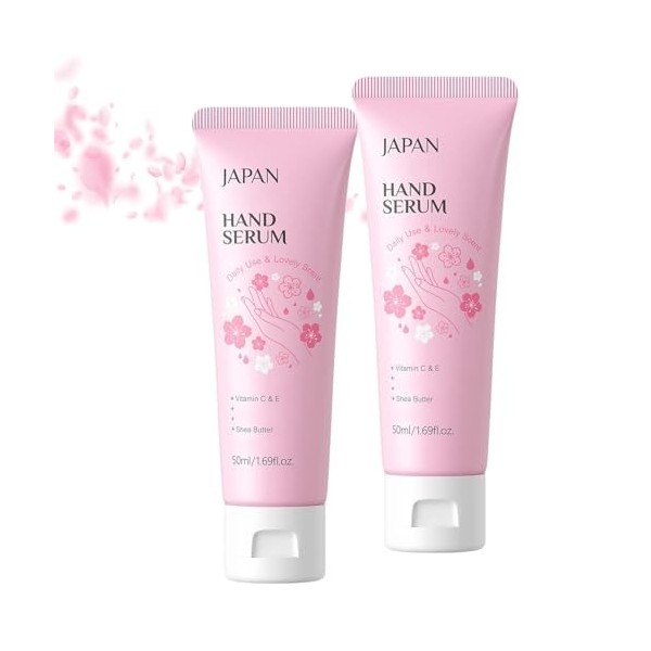 Japan Sakura Crème anti-rides, crème nourrissante Sakura, crème hydratante aux fleurs de cerisier, soin raffermissant du visa...