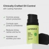 Cureskin Sebum Control Hydra Gel : Hydratation & Shine Control pour peaux grasses avec Aquaxyl, Farnesol, Probiotiques Lysate...