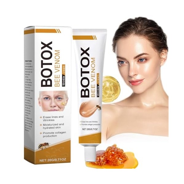 B.otox Crème au V-enin dAbeilie, Crème Anti-âge au V-enin Dabeilie, Crème Hydratante pour le Visage, Hydratation, Lifting & C...