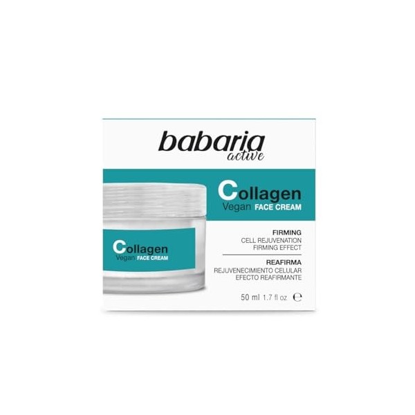 BABARIA CREMA FACIAL COLLAGEN VEGAN 50 ML