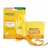 GARNIER - Coffret Idée Cadeau Saint-Valentin - Routine Éclat & Anti-Taches Vitamine C - Crème Sorbet Fresh & Bright 85ml & C...