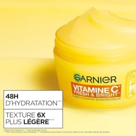 GARNIER - Coffret Idée Cadeau Saint-Valentin - Routine Éclat & Anti-Taches Vitamine C - Crème Sorbet Fresh & Bright 85ml & C...
