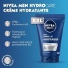 NIVEA MEN - Crème Hydratante Visage Quotidienne - Hydratation Immédiate & 48H - Hydrocare - Format XXL - Aloe Vera & Pro-Vita