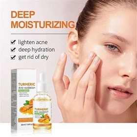Turmeric Anti Oxidation Serum, Turmeric Repair Face Serum, Turmeric Corrector Serum Reduce Wrinkles and Dark Spots,Hydrating ...