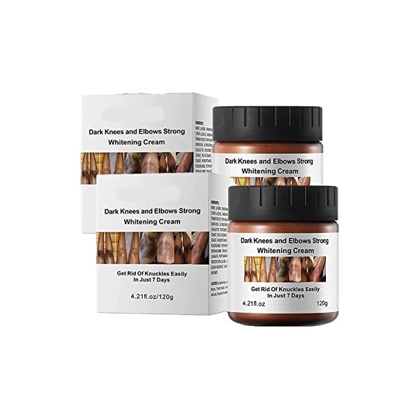 AcanthoGlow Lot de 2 crèmes thérapeutiques blanchissantes pour les phalanges, huile correctrice de taches sombres, crème blan