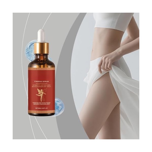 Sérum de soin à la rose - peau apaisante et adoucissante - sérum corporel léger pour, peau dœuf nourrissante - hydratants qu ...