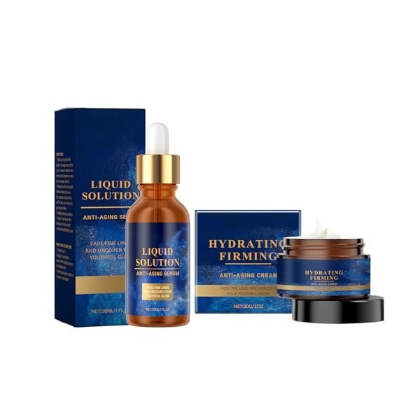 Sérum pour le visage et crème pour le visage, hydratant anti-âge pour femme, soin du visage anti-rides