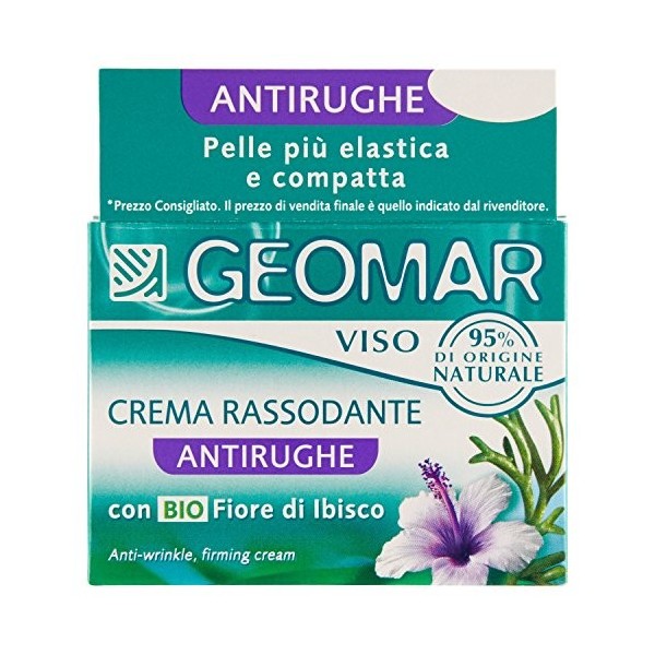 Crema Naturale Per Il Viso Rassodante Antirughe Con Ambra Oceanica 50 Ml