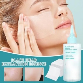 Liquide Purifiant Nez - Lotion Purifiante Visage Et Nez 150ml Avec 50 Disques Démaquillants - Solution Rapide Pour Femmes Et 