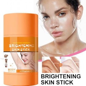 Stick Corporel Éclaircissant - Baume Visage Naturel 30g - Hydratant Nourrissant Visage pour Femmes et Filles, Baume Stick Hyd