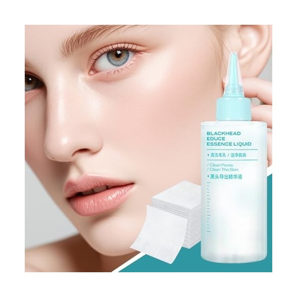 Jiimhte Liquide Purifiant Nez,Solution Éliminant les Impuretés du Nez et du Visage - Solution Rafraîchissante Visage 150ml Av