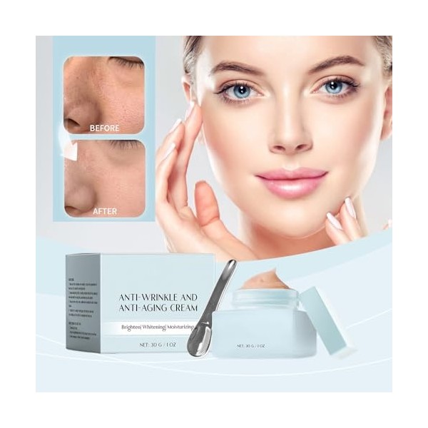 Crème à lhuile dessence pour barrière cutanée anti-rides, hydratante, rafraîchissante, non grasse, 30 g