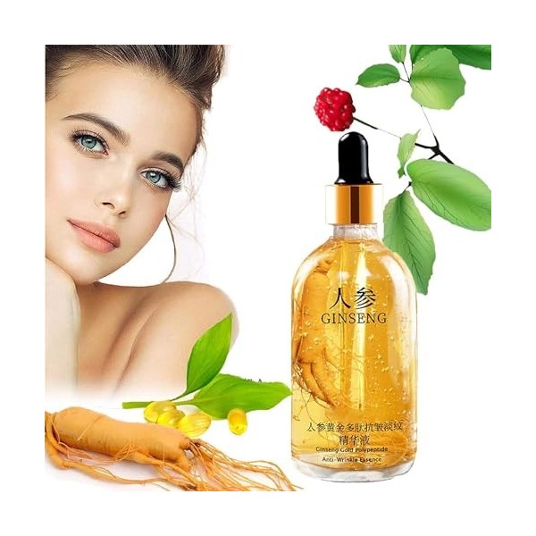 Lovelycat Huile essentielle de ginseng raffermit la peau réduit les rides fines essence de ginseng anti - rides essence de gi...