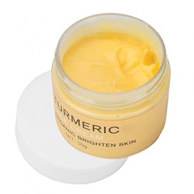 Crème pour le Visage au Curcuma, Crème de Curcuma éclaircissante pour la Peau Hydratante pour le Soin Réparateur Hydratant du
