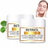 Crème Intensive Retinol, Crème Anti-Âge Retinol Boost, Creme Anti Rides Femme, Retinol Serum Visage, Crème Hydratante Pour Le...