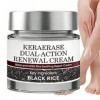 Crème Réparatrice - 50g Hydratante Apaisante au Riz Noir | Crème de soulagement | pour le Matin, Nuit, Après-Douche, Maquilla