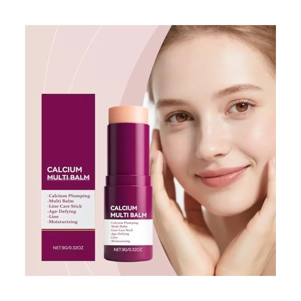 Baume multi-volume au calcium, baume au calcium, bâtonnets coréens, raffermissante, hydratation et soin en profondeur, convie...