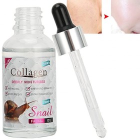 Huile pour le Visage, Huile de Visage Descargot Sérum Dhuile pour le Visage Récupération du Visage Hydratant Anti-âge Hydra