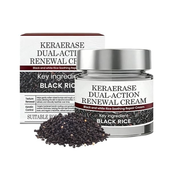 Tyinerc Crème réparatrice barrière - 50g Hydratant apaisant au riz noir | Crème Barrière Cutanée,pour le Matin, Nuit, Après-D