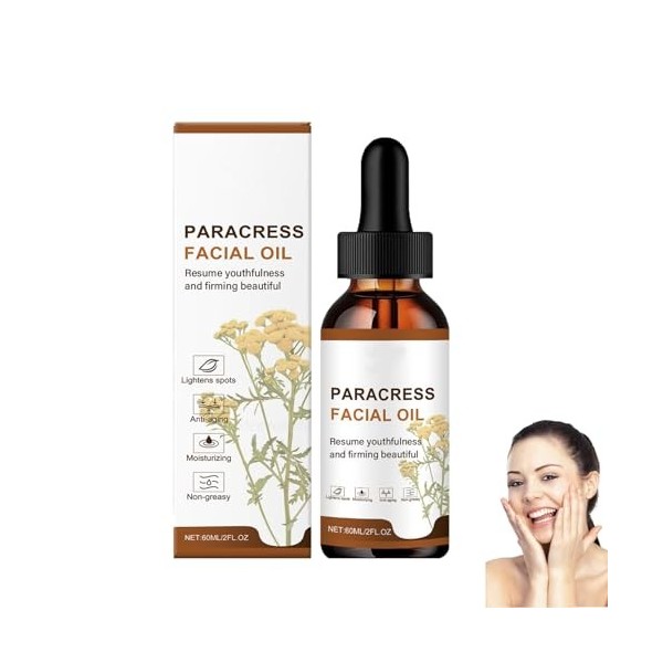 Huile pour le visage à base dAgeratina riparia, sérum hydratant anti-âge pour femmes, atténue les ridules et les rides, hydr ...