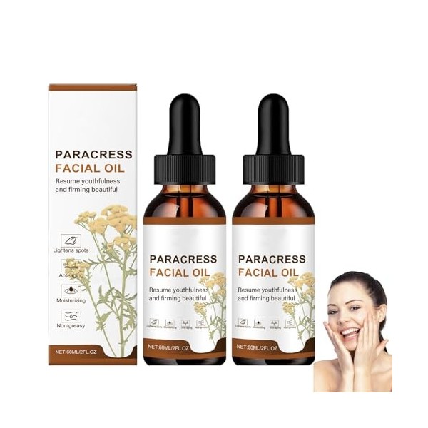 Huile pour le visage à base dAgeratina riparia, sérum hydratant anti-âge pour femmes, atténue les ridules et les rides, hydr ...