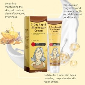 Crème réparatrice rapide de la peau 7 jours, crème pour la peau tout-en-un, crème intense pour la peau, crème de traitement d...
