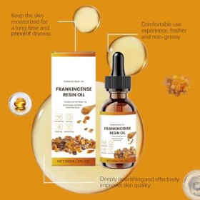 Huile pour le visage à la résine dencens,huile dencens pour la peau,sérum anti-âge naturel,hydratation plus profonde pour l