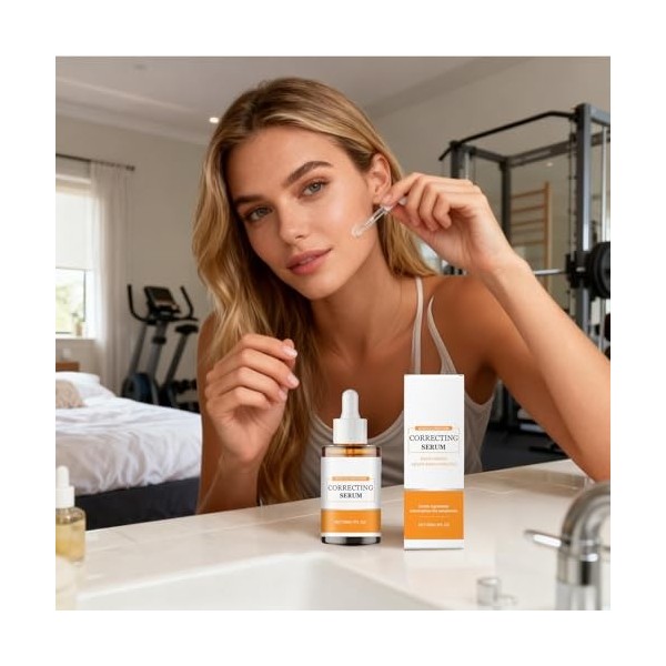 Liquide correcteur de décoloration pour le visage | Solution nourrissante non grasse de 30 ml, liquide éclaircissant pour le 