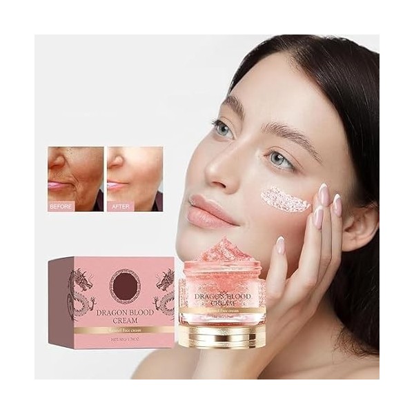 Dragon Blood Facial Cream, Retinol Placenta Dragon Blood Cream,Dragon Blood Anti Aging Face Cream, Face Skin Care Moisturizer...